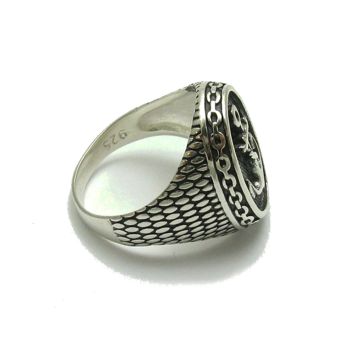 Anello da uomo Ancora in Argento 925 R001715