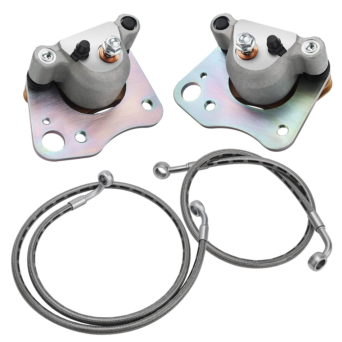 Pinza freno anteriore sinistra e destra Tubo freno per Polaris Ranger | per Polaris Ranger 500 570 ETX 2015-2022 1912119 1912120 1912283 1912284