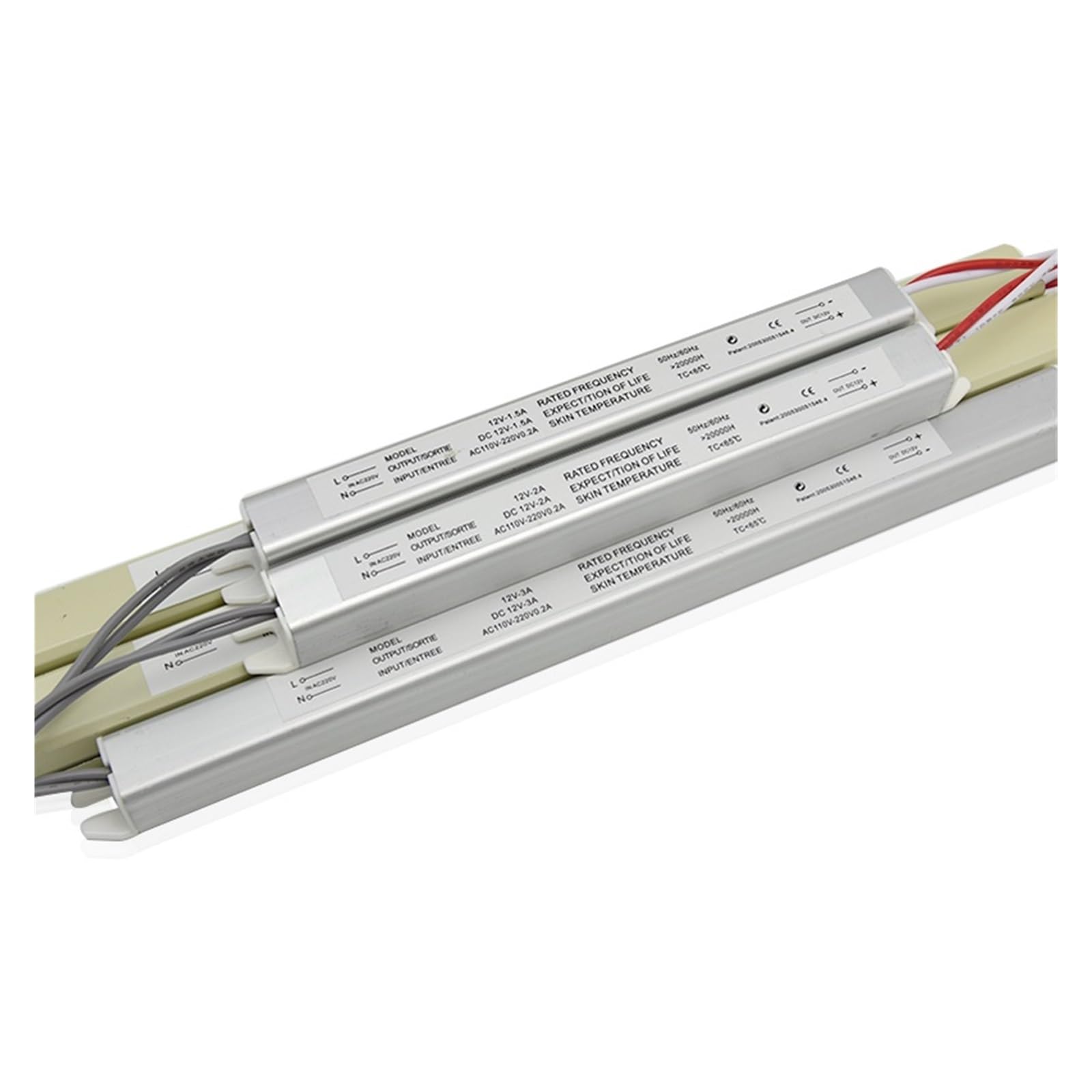 1 Pz Alimentatore LED Ultra Sottile DC12V 18W 25W 36W 48W 60W Trasformatore di Illuminazione AC110-220V HA CONDOTTO LA Luce di Striscia Pubblicità Bordo Driver(12V 18W)