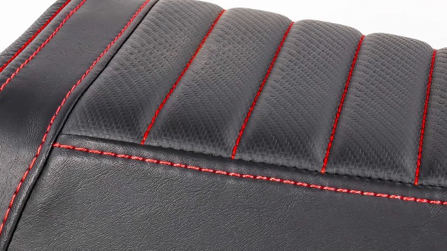 VASTMT One-Piece Driver and Passenger Seat with Striped Pattern
