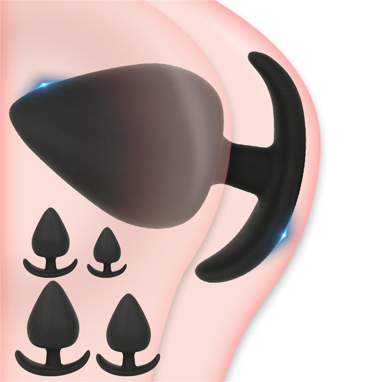 lubricantes caseros para sexo anal New Anchor Design Silicone Anal Plug Wearable Base Oral Butt Plug with  tails SM Accessories for Woman Trainer Sets Adult Shop| Alibaba.com main image 1