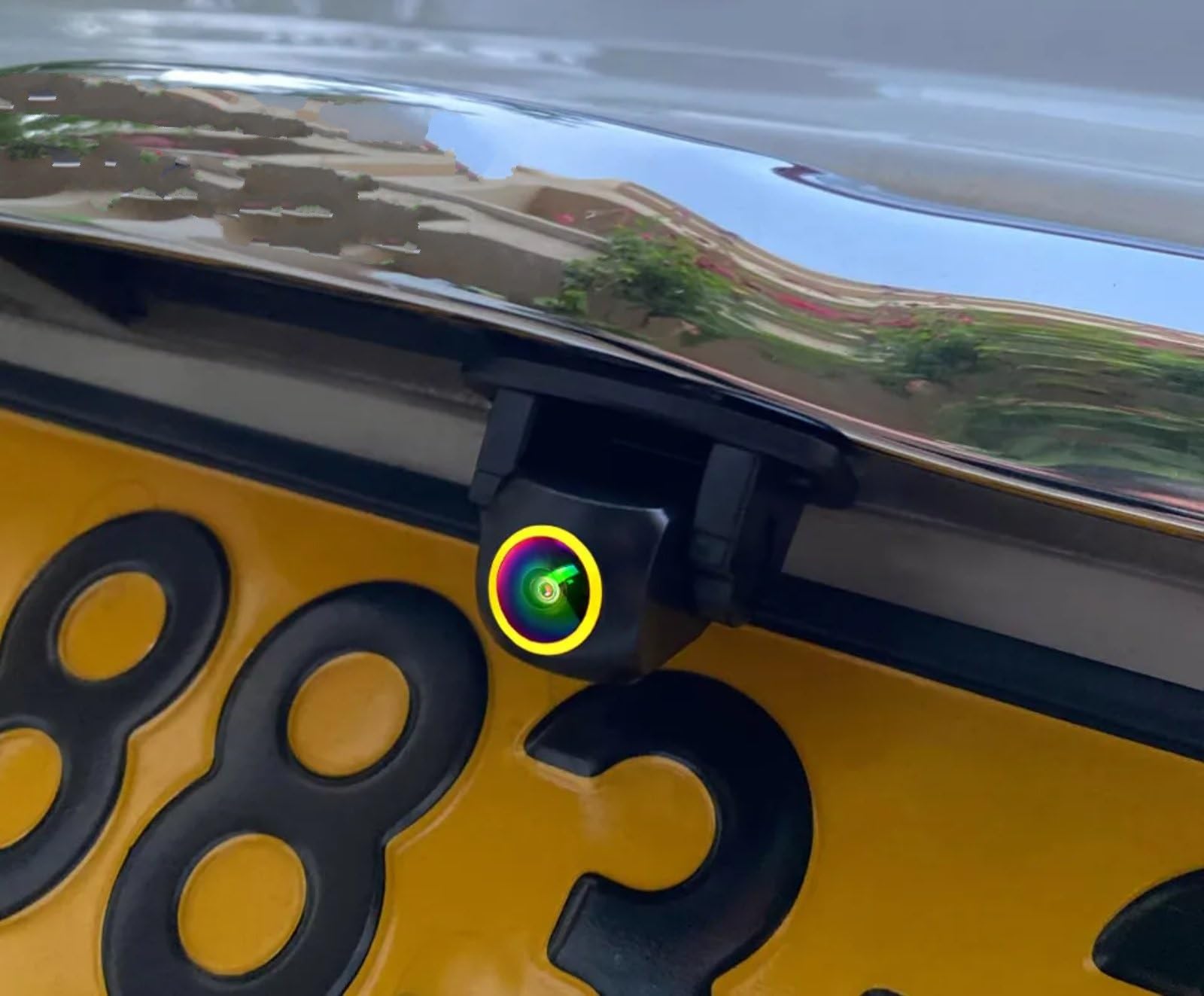 Cámara Visión Trasera para Coche Aparcamiento Marcha Atrás IP67 Resistente Agua Monitor 1080P Nocturna HD Imagen Alta Definición Cámara Visión Trasera