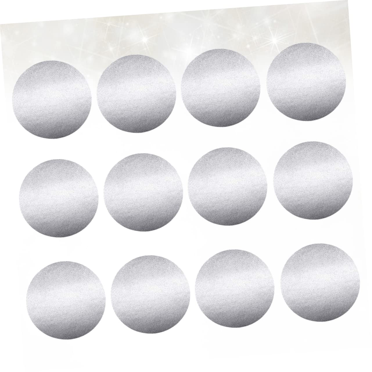 MAGICLULU 3 Set Di Etichette Adesive Rotonde Antigraffio Decalcomanie Per Feste Quaderni Mobili Facili Da Staccare 2 * 3