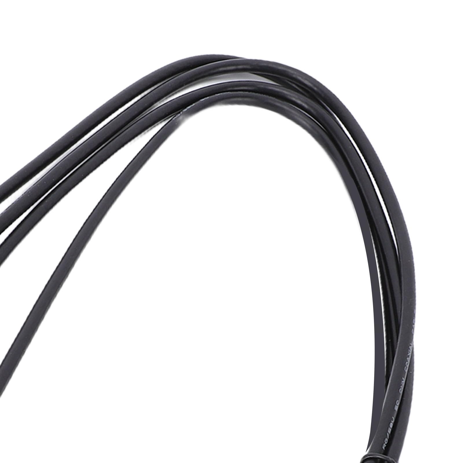 aqxreight Kit de Support D'antenne à Montage Frontal Matériau en Alliage D'aluminium Robuste Panneau 1U Câble BNC de 50 Cm Kit de Montage en Rack D'antenne Plusieurs Systèmes sans Fil