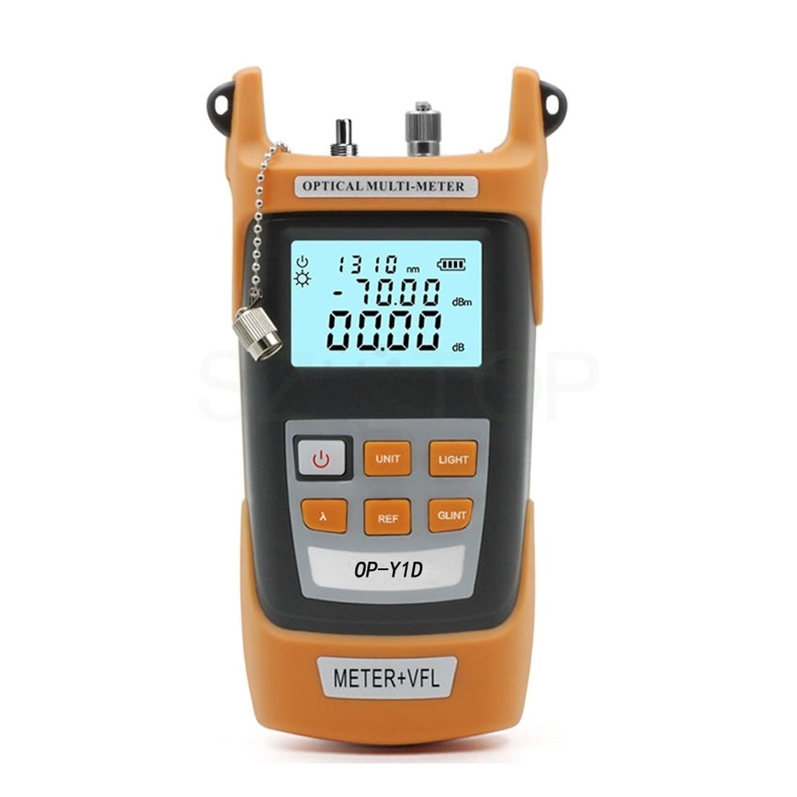 Cfwwsaq 15Km 50 26Dbm Fiber Tester, Optical Power Meter -50~+26Dbm -70~+10Dbm 4 In 1 Meter 1-15Km Visual Fault Locator Network Cable Test Optical Fiber Tester(15Km 50 26Dbm)