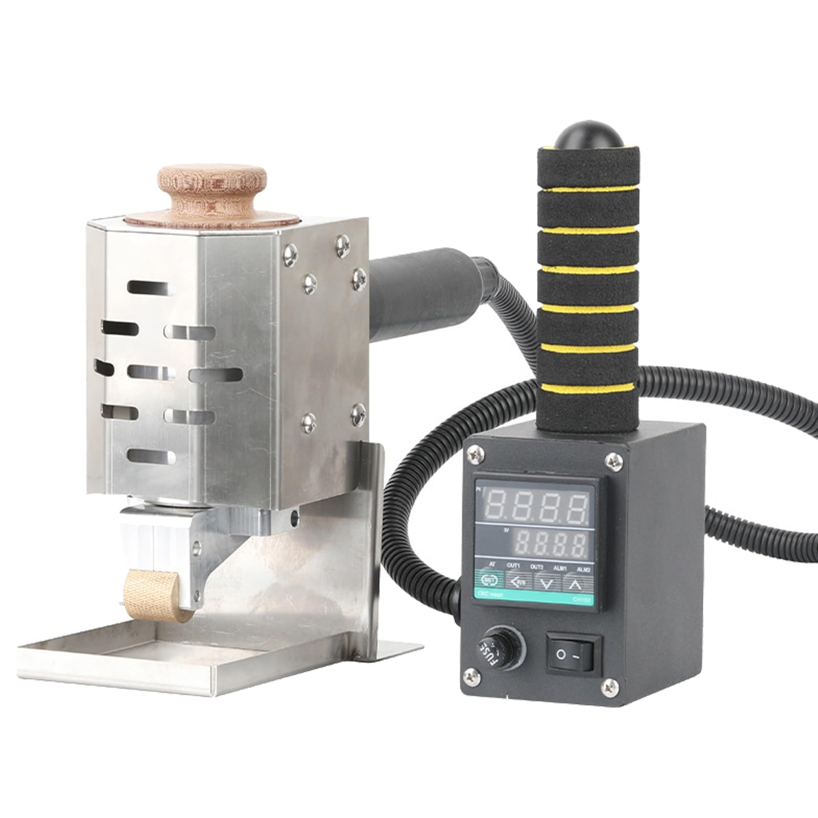 Maszyna do nakładania kleju na gorąco, ręczny dozownik kleju na gorąco o mocy 150 W, regulowana temperatura 50-300°C, aplikator kleju 50 ml/150 ml, do klejenia opakowań i wyrobów (150ml)