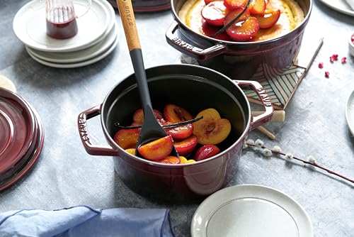 Image of Staub Cast Iron 2.75-qt Round Cocotte - Grenadine, Made in France