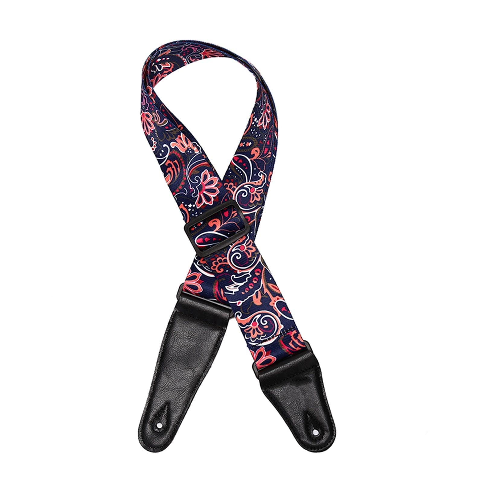 Correa para guitarra, Correa de guitarra bordada ajustable, 4 tipos, for bajo acústico eléctrico, Multicolor, 150cm