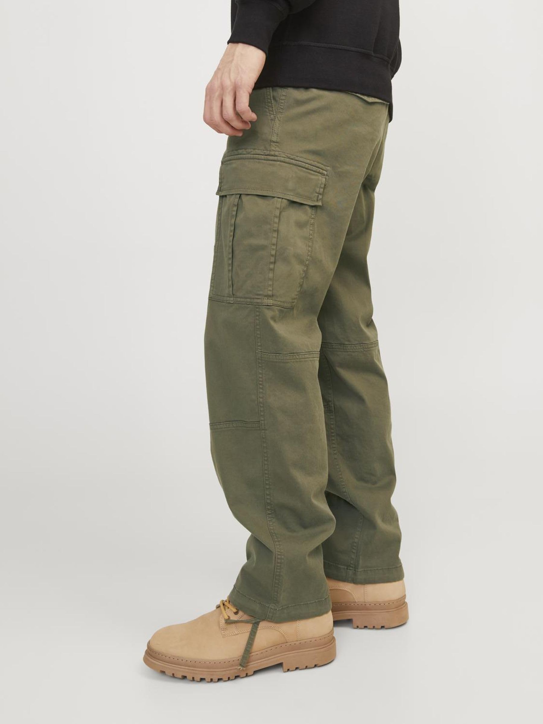 JACK & JONES Jpstkarl Jjharlow Cargo Noos - bojówki Mężczyźni