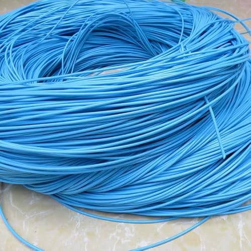 NURUGURE Plastic Rattan Wicker, PE Rattan Wicker Repair Material 8mm Cane Webbing Roll Garden Chair Strip for DIY Garden Chair