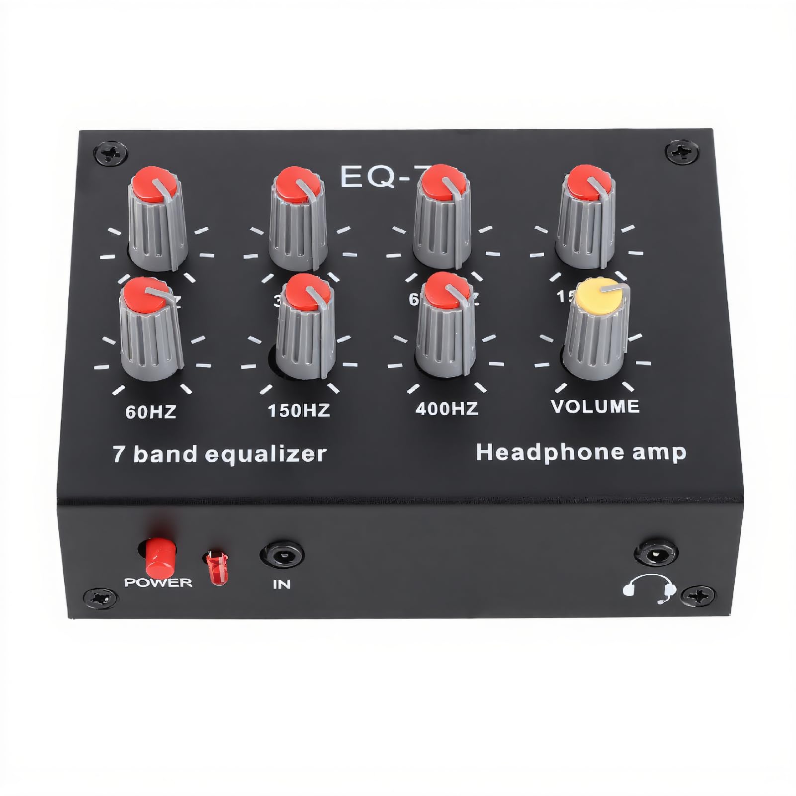 Equalizer Home, 7-Band-Sound-Equalizer mit 12 DB Hoher Bassanpassung Home Equalizer Grafischer Equalizer für die von Streaming-Podcasts