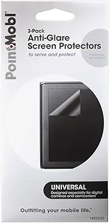 Pointmobl Anti-Glare Camera Screen Protectors 3-Pack