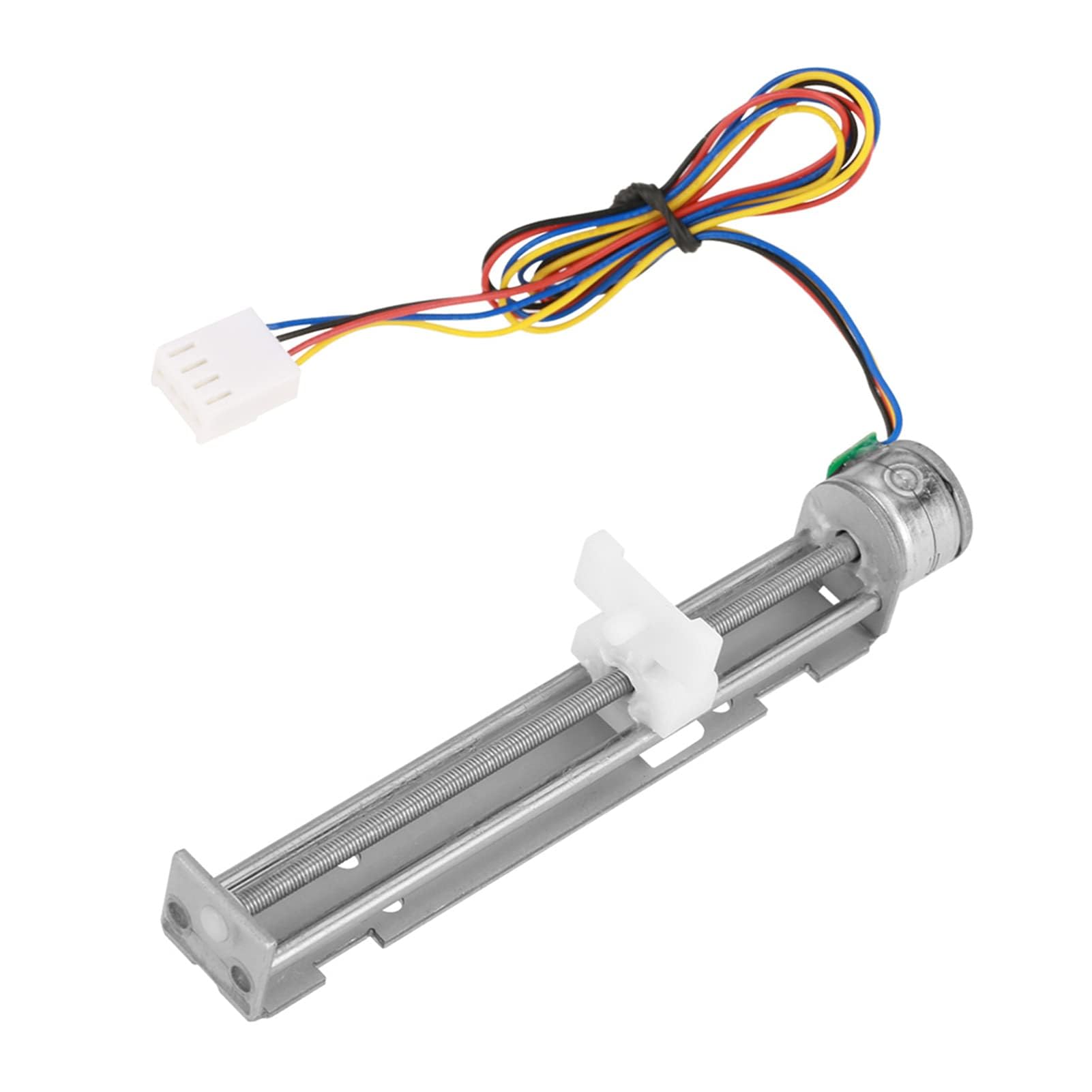 Moteur Pas à Pas DC 12V avec Pilote de Moteur Pas à Pas, Curseur de Vis de Moteur Pas à Pas Linéaire Vis Linéaire 80mm Curseur D'écrou Mini Rail de Guidage de Glissière Fil de