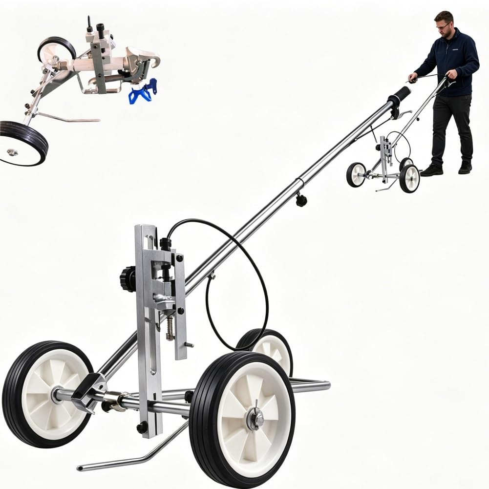 Machine de rayage de parking et marquage routier sans air