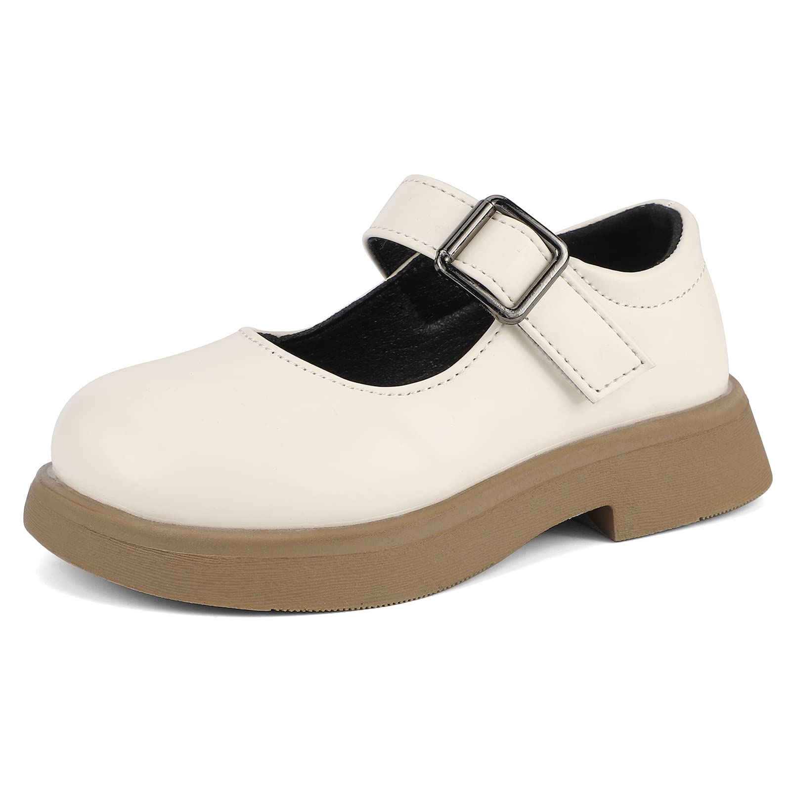 MASOCIO Merceditas Niñas Zapatos Escolares Fiesta Zapatos Niña Princesa Planos Antideslizantes 21-30 EU