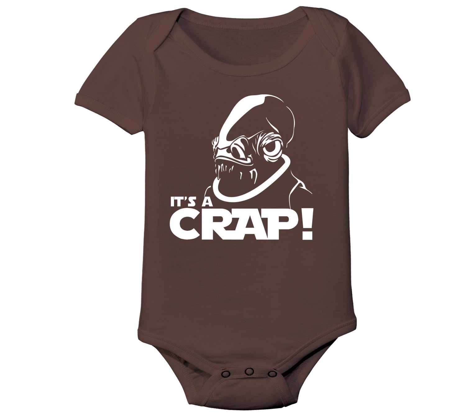 It's A Crap Trap Funny Geek Nerd Nerdy Sci-Fi Humor Baby One Piece