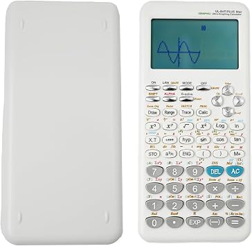 Graphing Calculator Scientific with 360 Functions, Graphic/Statistics/Algebra/Calculus Calculator with 10+2 Digits Display for College and High School Students,Office and Business, White