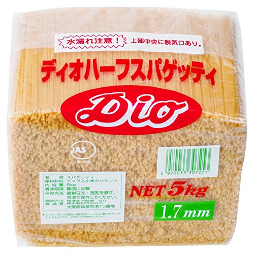 奥本製粉 スキー ディオハーフスパゲッティ1.7㎜ 5kg