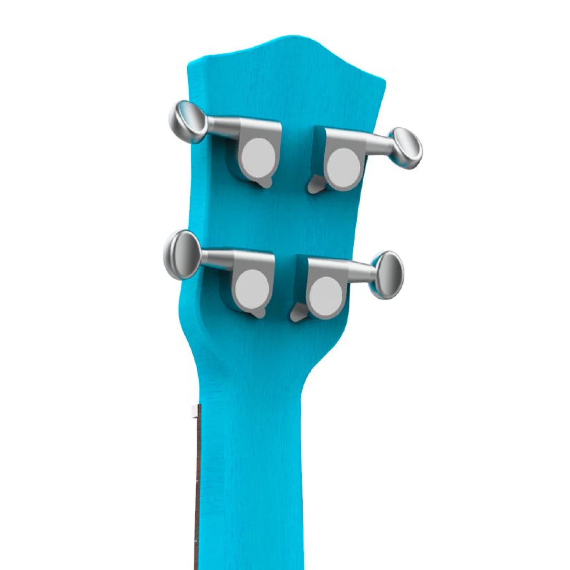 MONKEY LOOP Stone Blue - Ukulélé Soprano - Étui pour Ukulélé Inclus - Equipé de Cordes Aquila - Finition, Réglages et Accordages Surprenants - Bois de Sapelli - Couleur Bleu