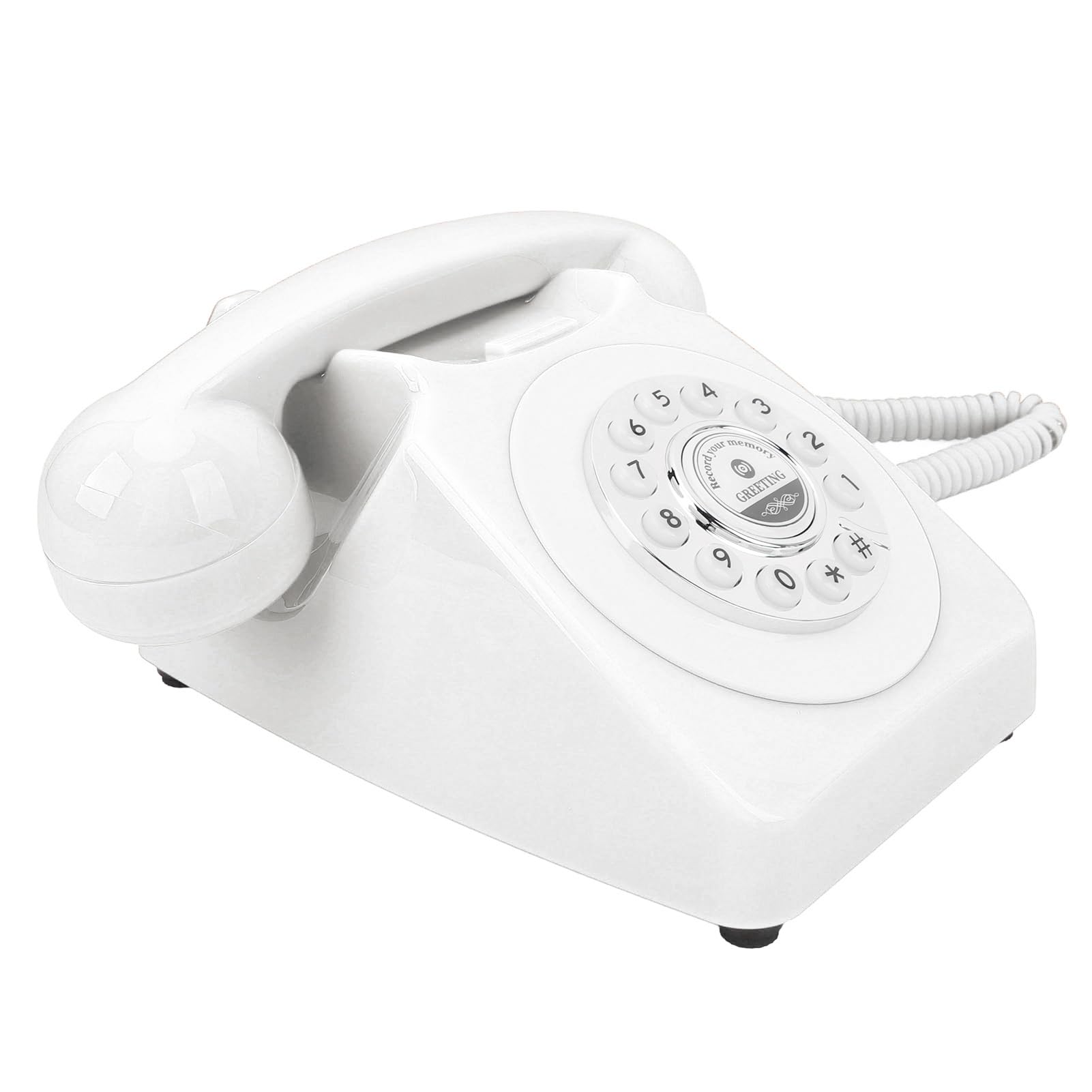 Księga Gości Audio do Telefonu, Wszechstronna pamięć 8 GB, Wygodna Księga Gości Audio na imprezę (Biały)