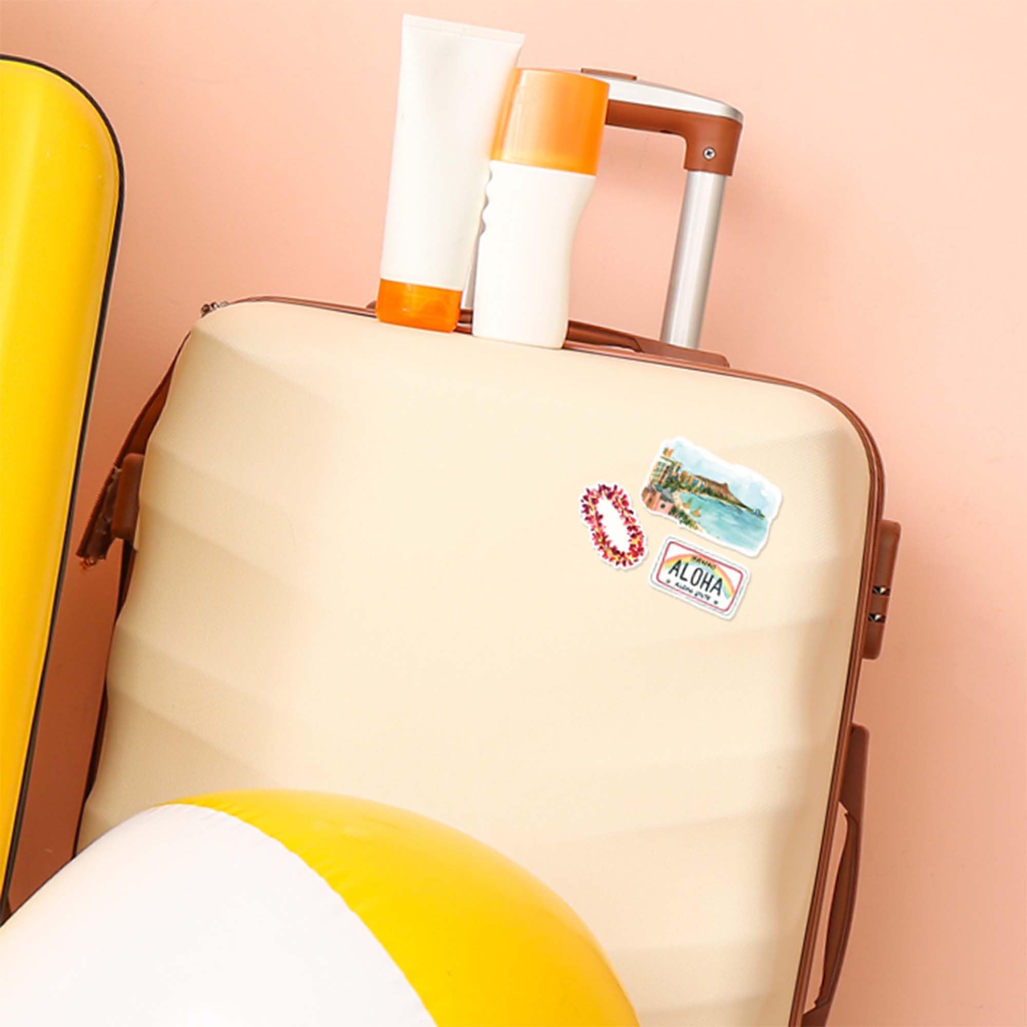 Navy Peony Exotic Hawaii State Travel Stickers (31 Pieces) - Watercolor America Vacation Stickers for Scrapbooking, Journals - Image 6