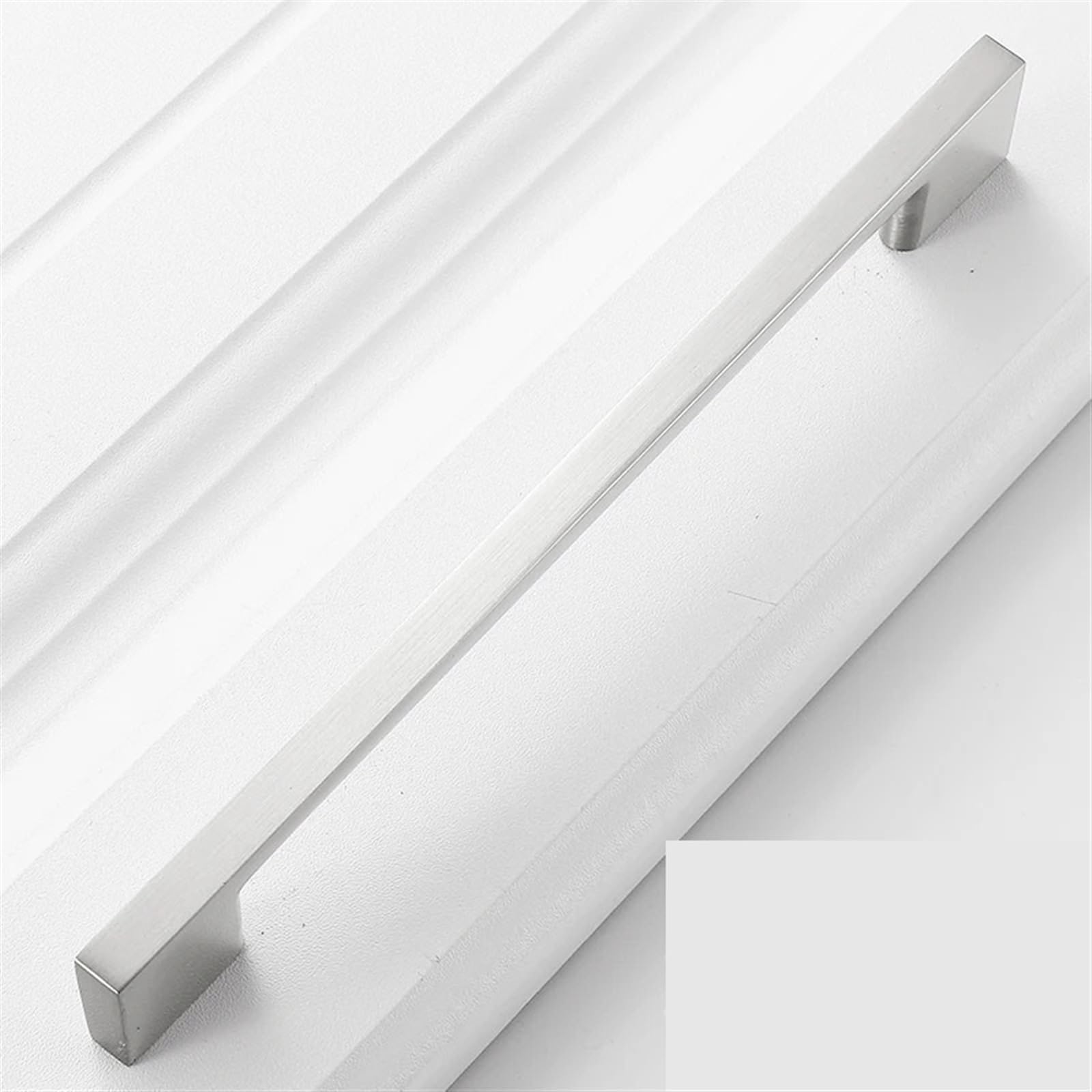 Poignées d'armoire en alliage de zinc argent 160mm pour cuisine