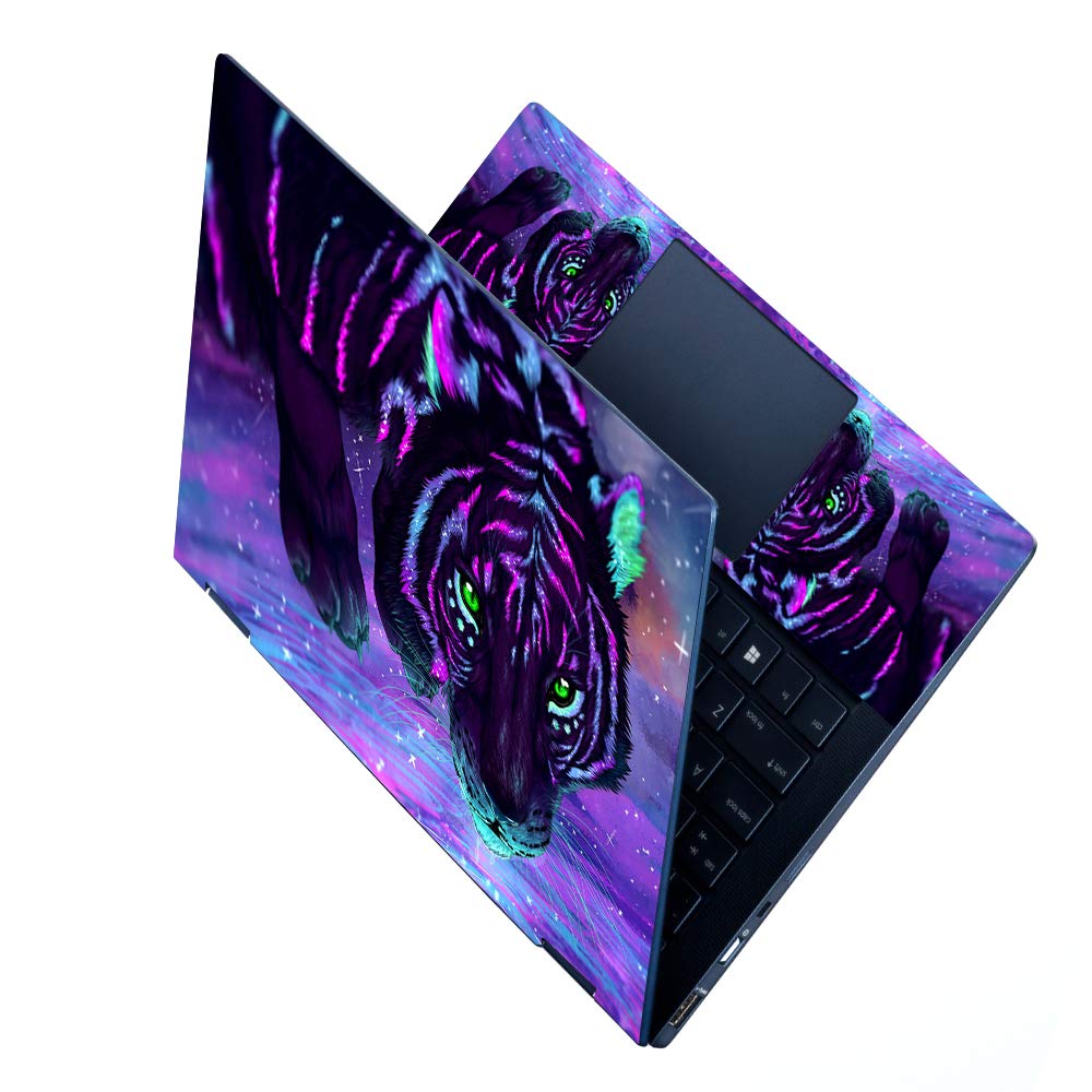 FineArts Full Panel Laptop Skins Upto 15.6 inch - No Residue, Bubble Free - Removable HD Quality Printed Vinyl/Sticker/Cover - Tiger Fantasy Digital Art (B08XQNXFGJ) Amazon Price History, Amazon Price Tracker