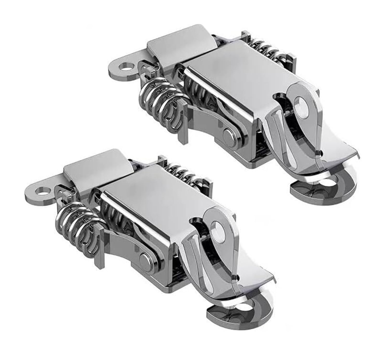 Spring-Loaded latches, 304 Stainless Steel Double Spring Toggle Latch Hasp 90/180 Degree