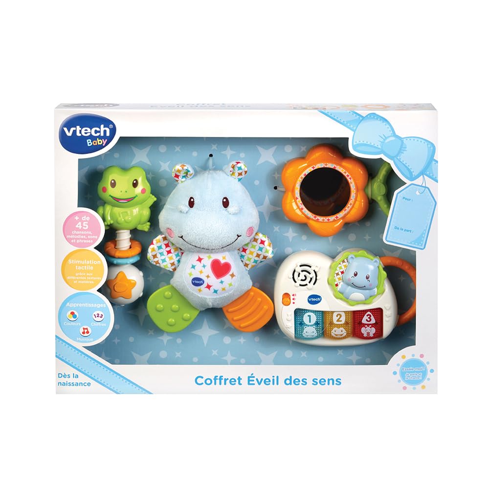 Coffret naissance Vtech Baby Eveil des sens Bleu