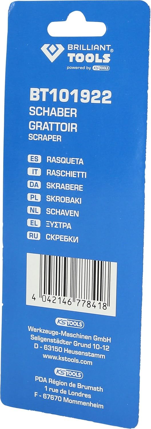 BRILLIANT TOOLS BT101922 Raschietti [Powered by KS TOOLS]