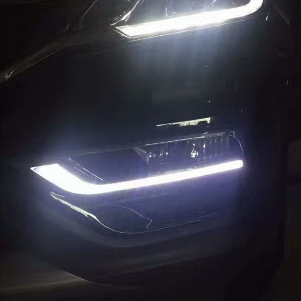 Luces diurnas LED DRL para CR-V CRV 2015 2016, DRL con señales de giro amarillas