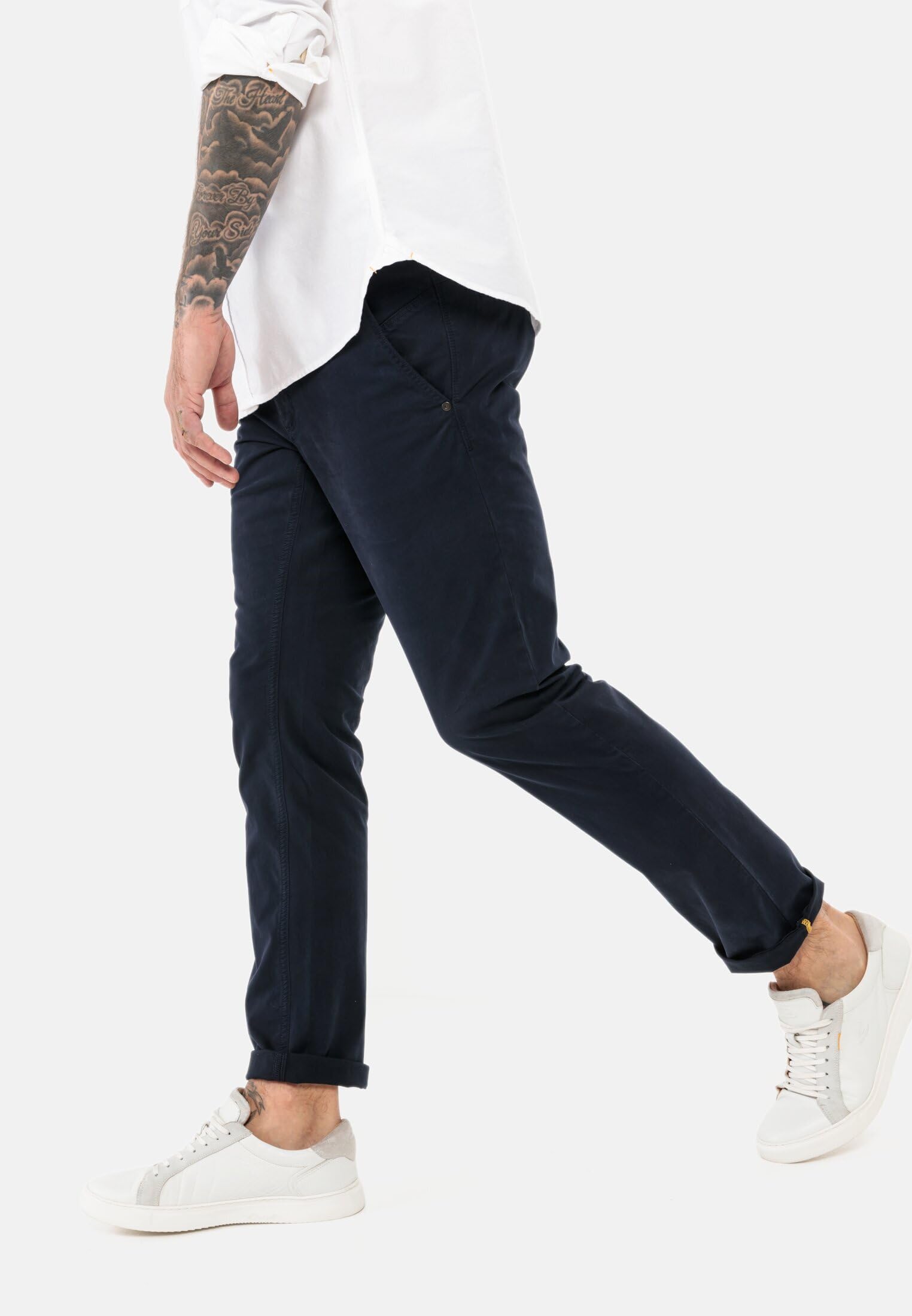 camel active Herren Stretch Chino Hose Regular Fit Houston - Spodnie Mężczyźni