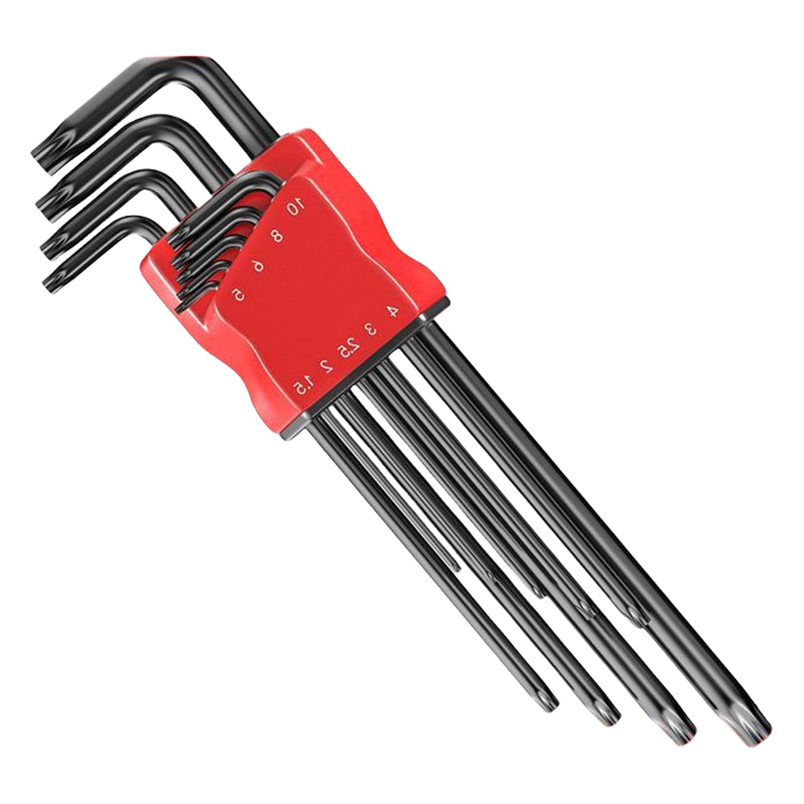 Bottone 9pc NonSlip Torxs Star Wrench Hexagonal Tool with Polishes Edges for Secure Fastener Engagement and Longevity Spanner Hexagonal Set Steel