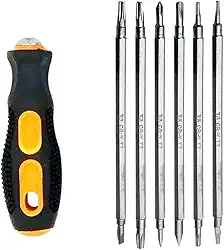 Genérico Jogo de Chaves de Fenda Philips Estrela, 12 Pontas Intercambiáveis, para Conserto e Reparo de Eletrônicos