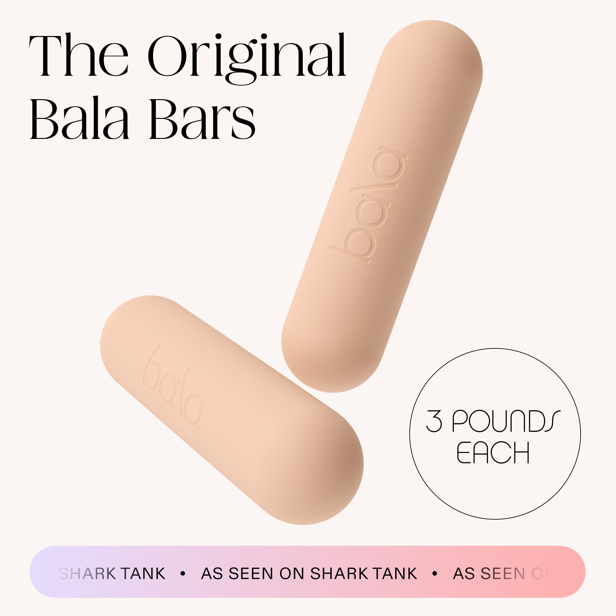 Amazon.co.jp: Bala Bar Dumbbell Set for Men and Women 3 Pound