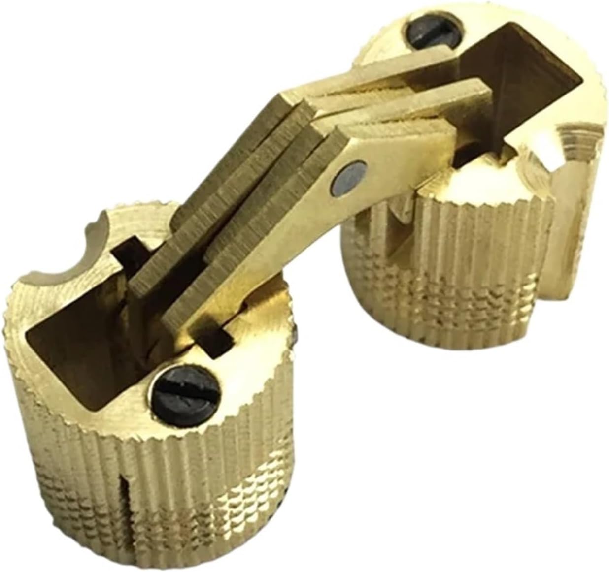 Copper Barrel Hinges Cylindrical Hidden Cabinet Concealed Invisible Brass Door for Furniture Hardware 8-16 Mm(12mm)