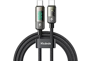 mcdodo 100W USB C to USB C Cable Transparent Data Cable