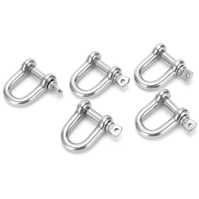 Buy D Type Rigging Chain Shackle Hooks, 304 Heavy Duty Screw Pin D