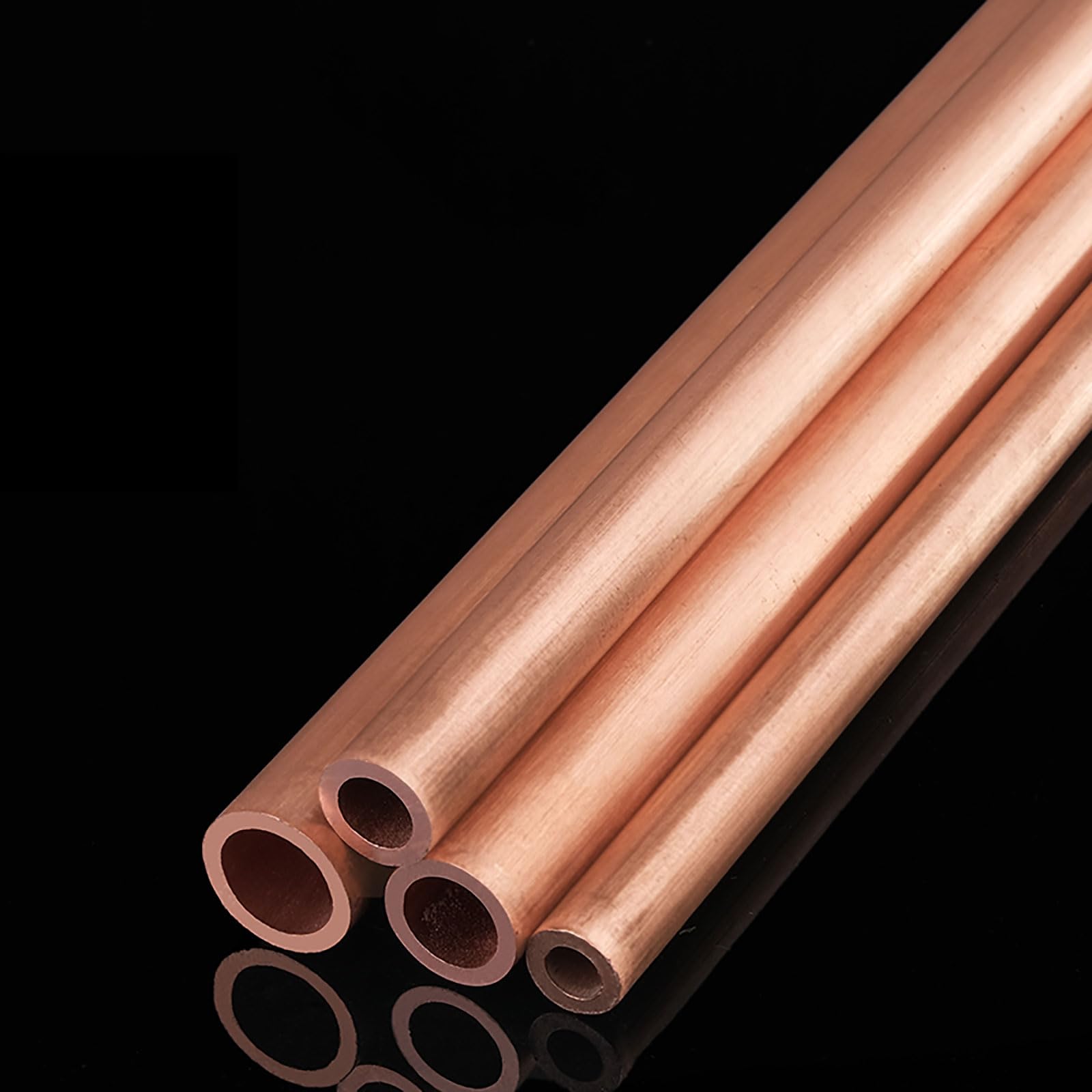 COYOUCO Kupfer-Rundrohr Gerades Kupfer-Rundrohrrohr, 1 Stück, 500 Mm Länge, 25 Mm Außendurchmesser,3mm