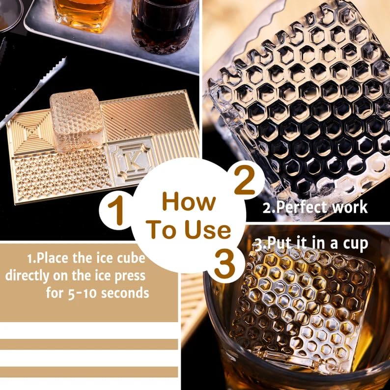 Molde personalizado para cubos de hielo de whisky miniatura 4