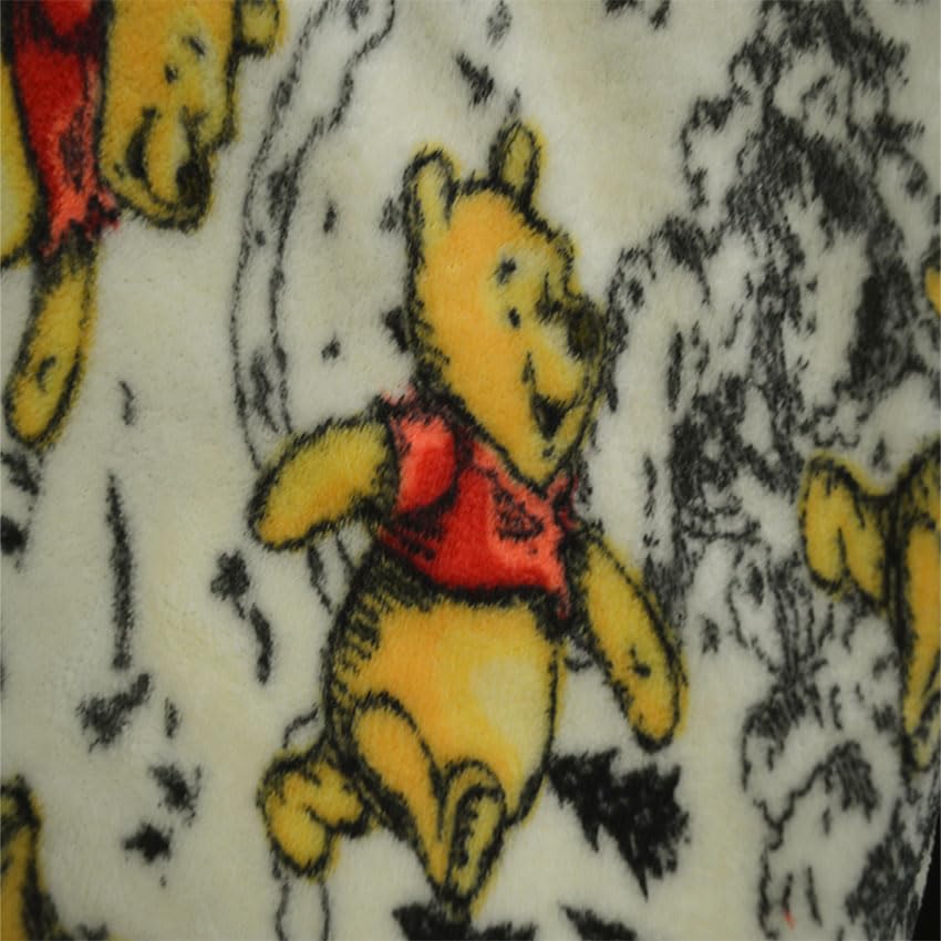 MJC Mens Winnie the Pooh Hundred Acre Wood Soft Plush Lounge Pants3