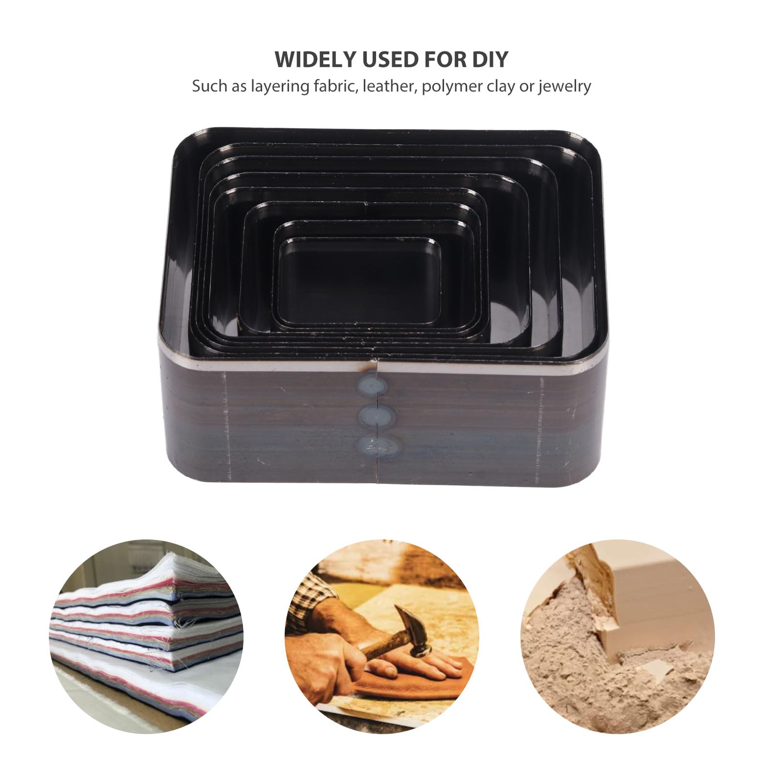 8-Piece Leather Hole Punch Set - Fusiform Shape, 8 Sizes, With Storage Case | DIY Leather Craft Tool - View #8