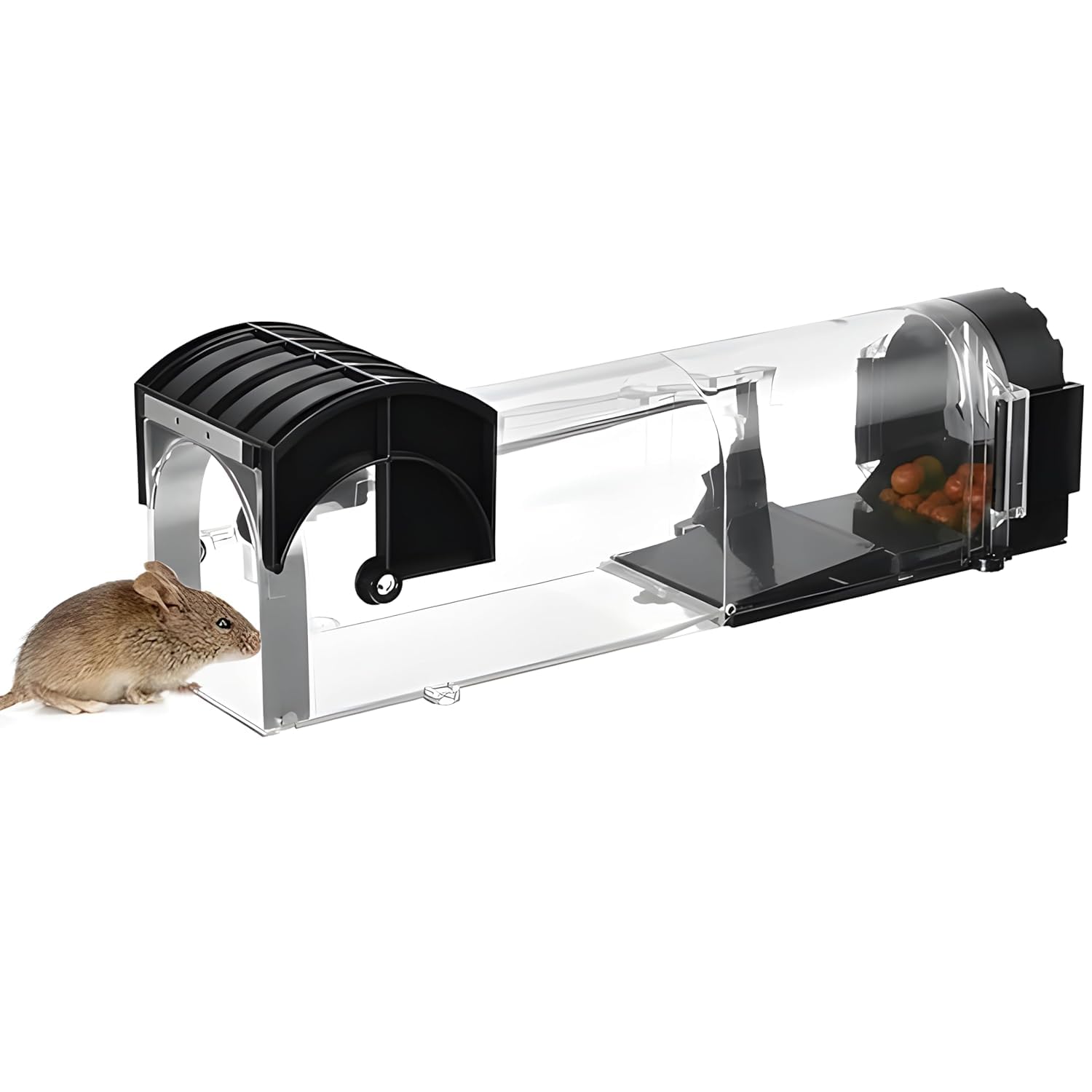DUKAAN Big Rat Trap Cage Keep Away Rats Large 32cm Transparent Rat Catcher Trap for Home Lawn Garden Warehouse No Kill Reusable Enlarged Steel Reinforced Mouse Trap for Rodents Mice (B0DFCXYVYL) Amazon Price History, Amazon Price Tracker