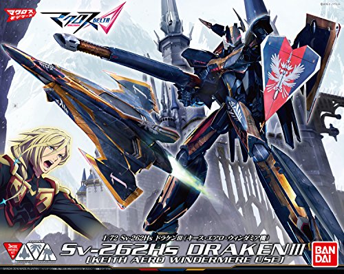 Bandai Macross delta Sv-262Hs Draken III Custom 1/72 miniatura 5