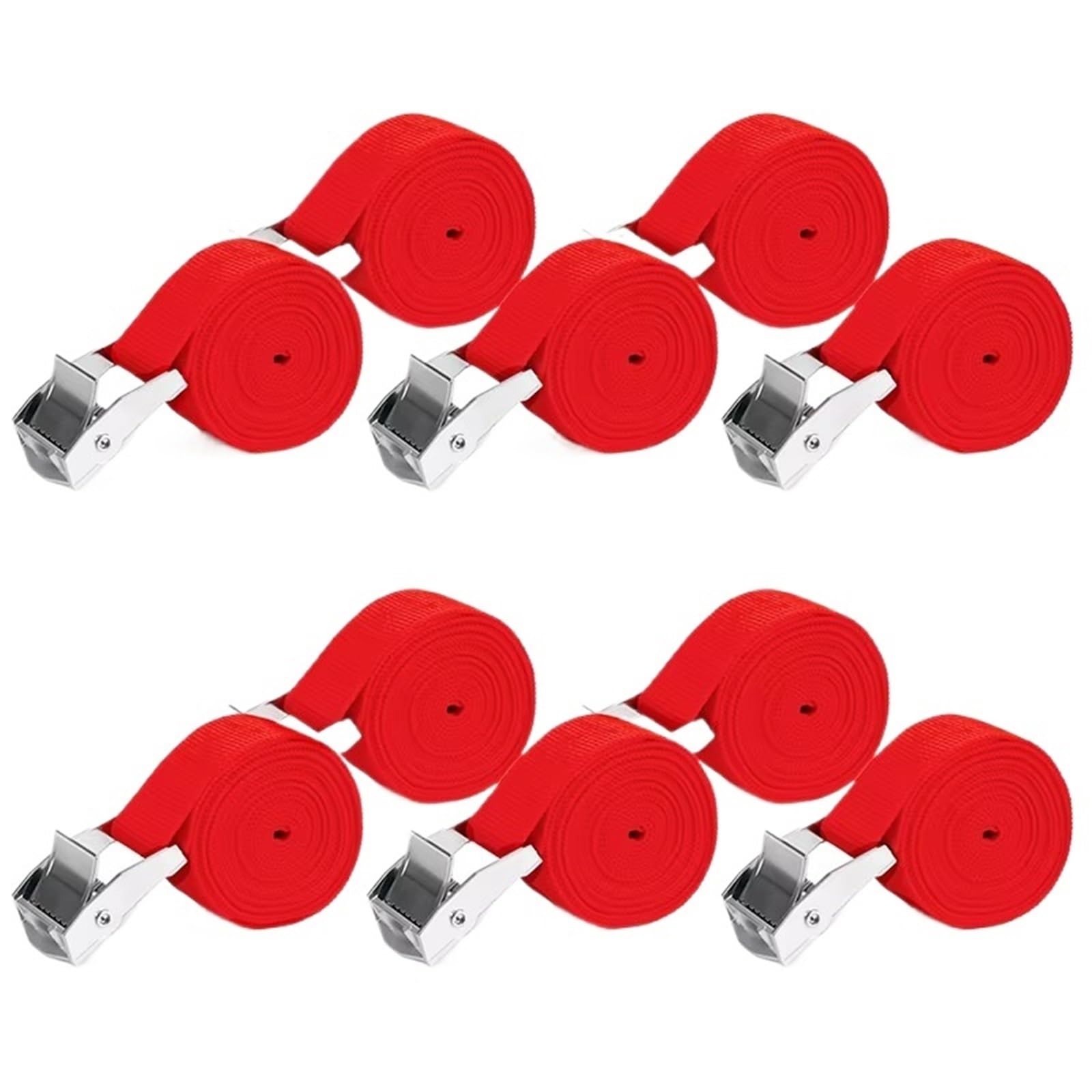 Cinghia Con Fibbia 10 pz Nero 2 m * 26mm Legare La Cinghia A Cricchetto Cintura Bagagli Borsa di Ancoraggio del Carico Con Fibbia In Metallo in lega zinco