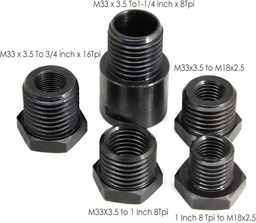 Lathe Headstock Spindle Adapter, Threaded 1