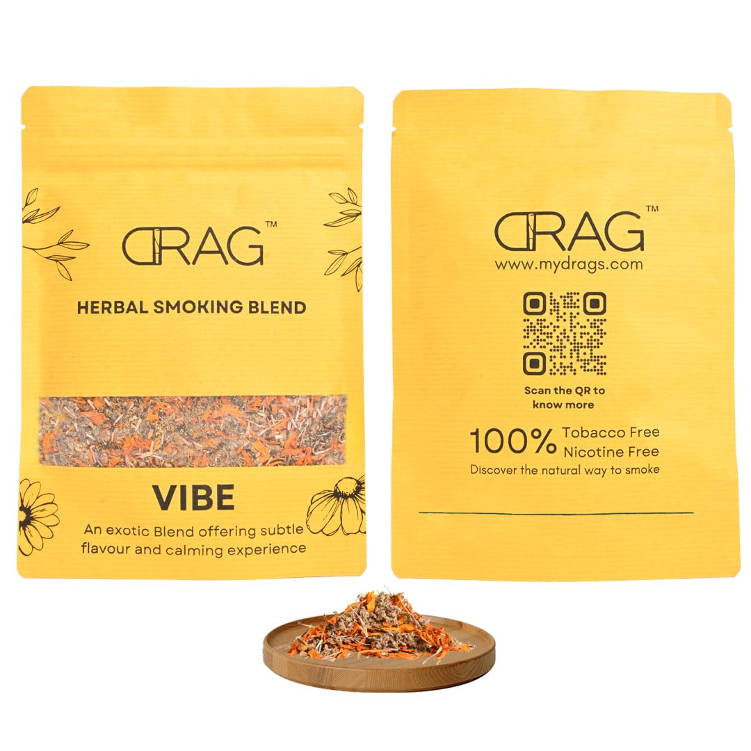Drag Herbal Smoking Blend - Vibe (30g) - Marigold, Chamomile and Sage