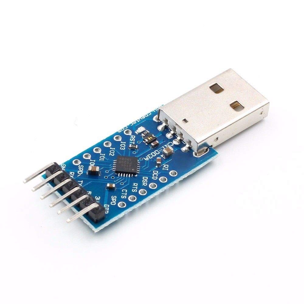 5 pezzi Convertitore seriale del modulo connettore a 6 pin CP2104 da USB a RS232 TTL UART