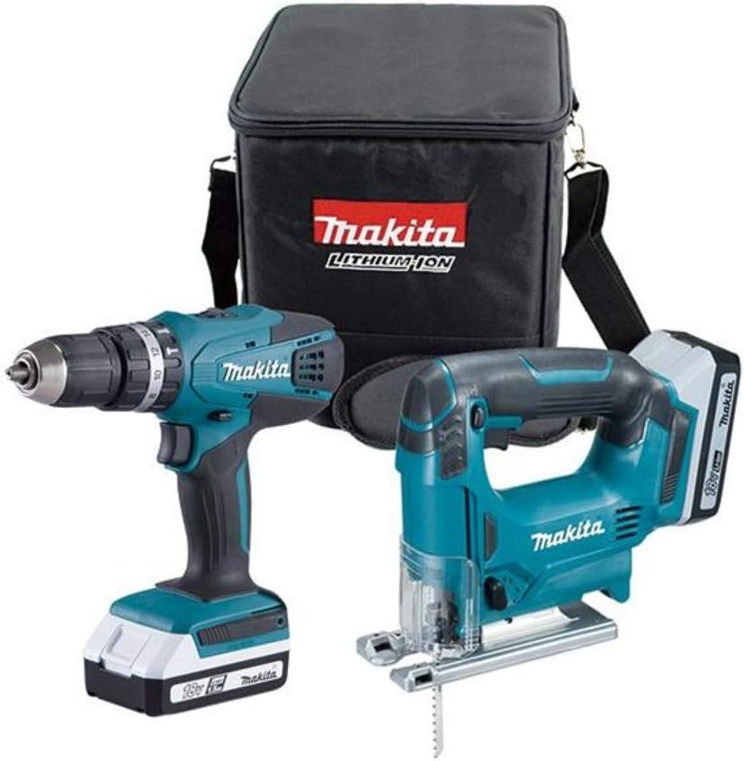 Makita DK18113X1 Cordless Combo Kit, 18V Capacity