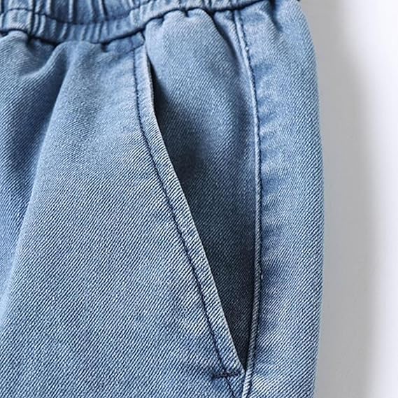 Shorts de mezclilla masculinos casuales de verano miniatura 4